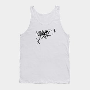 confusion in getting money Tank Top